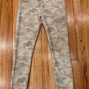 Hudson Jeans Tan Camouflage Pants